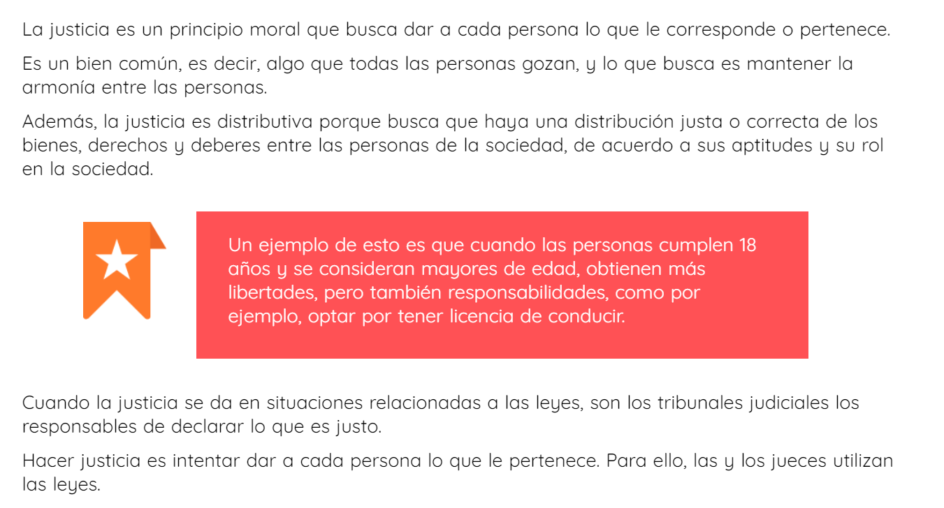Captura de pantalla de contenidos de Poder Juvenil